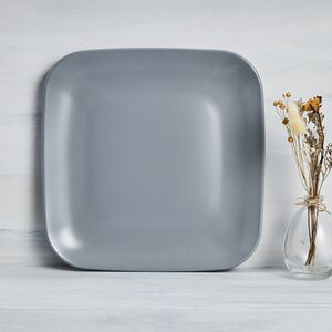 Abney & Croft Square Grey 10.5" Dinner Plate